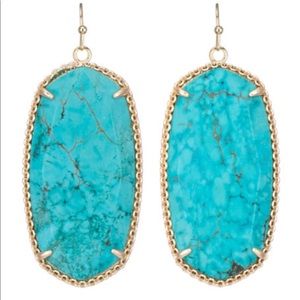 RARE Kendra Scott Turquoise Deily Danielle Earring